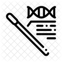 Baumwolle Tupfer DNA Symbol