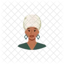 Turban Head Woman Icon
