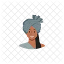 Turban Cloth Blue Icon