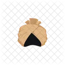 Turban Head Vector Icon