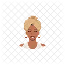 Turbante Cabeca Mulher Ícone