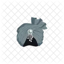 Turbante Vector Indio Icono