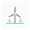 Energia De Turbina Energia Potencia Icon