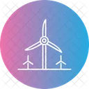 Energia De Turbina Energia Potencia Icon