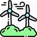 Turbina Eolica Turbina Ecologica Icono