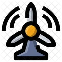 Molino De Viento Turbina Energia Icono