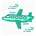 Turbulence Airplane Flight Icon