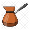 Panela Turca Maquina De Cafe Expresso Maquina Ícone