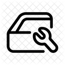 Tur Ersatz Auto Symbol