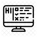 Turing Test Artificial Icon