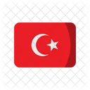 Türkei Flagge  Symbol