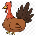 Turkey Chicken Food Icon