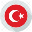 Turkey Flag Map アイコン