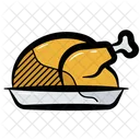 Turkey Thanksgiving Roast Icon