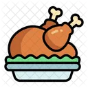 Turkey Chicken Food Icon