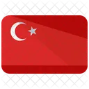 Turkey Flag Country Icon