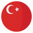 Turkey Flag Country Icon