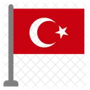 Flag Country Turkey Icon