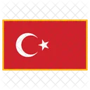 Turkey Flag Country アイコン