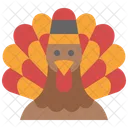 Turkey Pilgrim Thanksgiving Icon