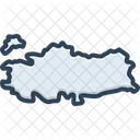 Turkey Map Boader Icon