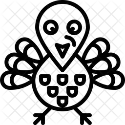 칠면조  아이콘