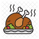 Turkey Food And Restaurant Thanksgiving Icon