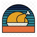 Turkey Badge Turkey Chicken Icon