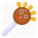 Sweets Candy Turkey Cake Pops Icon