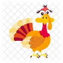 Turkey Cartoon Turkey Stickers Cute Turkey Icon