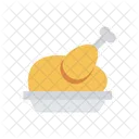 Chicken Leg Piece Icon