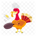 Turkey Cartoon Turkey Stickers Cute Turkey Icon