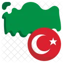 Turkey Flag Turkey World Icon