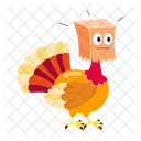 Turkey Cartoon Turkey Stickers Cute Turkey Icon