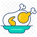 Turkey Chicken Food Icon