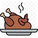 Turkey Roast Chicken Food Icon