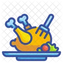 Turkey Chicken Roast Chicken Icon