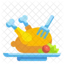 Turkey Chicken Roast Chicken Icon