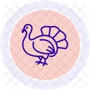 Turkey In Yard Turkey Yard Icon