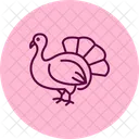 Turkey In Yard Turkey Yard Icon