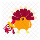 Turkey Cartoon Turkey Stickers Cute Turkey Icon