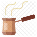 Turkish Gezve Brew Coffee Hot Icon