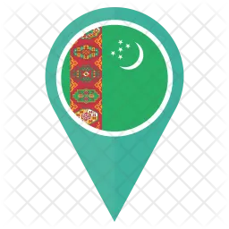 Turkmenistan Flag Symbol