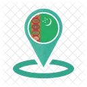 Turkmenistan Flag Icon