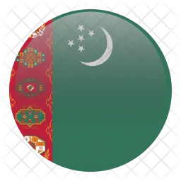 Turkmenistan Flag Icon