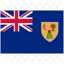 Flag Country Turks And Caicos Icon