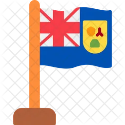 Turks And Caicos Flag Icon
