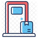 Hauszustellung Kurierdienst Paket Symbol
