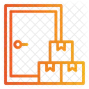 Lieferung nach Hause  Symbol