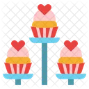 Turm Cupcake Sussigkeiten Icon